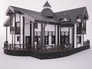 cottage 3Dモデル