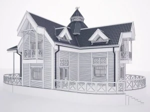 cottage 3D Model