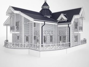 cottage 3D Model