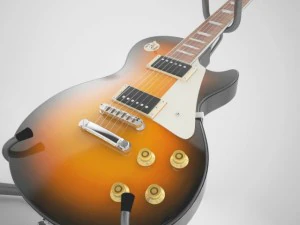 gibson les paul Modello 3D