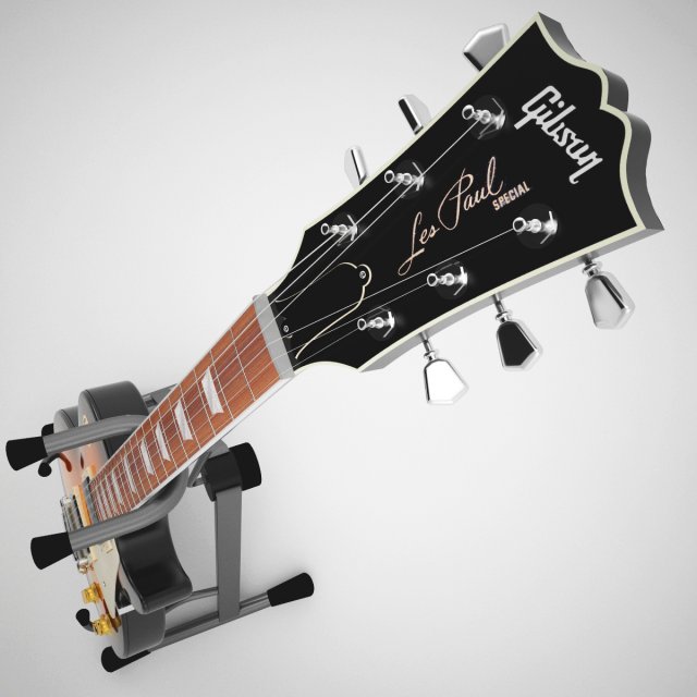 modèle 3D de Guitare électrique Gibson Les Paul - TurboSquid 1485804