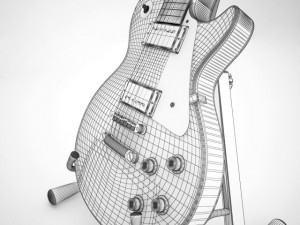 gibson les paul Model 3D
