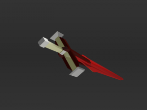 red sword 3D Model