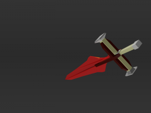 red sword 3D Model