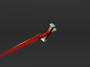 red sword 3D Model