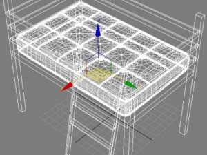 baby cart for sleeping safely plus sofa is free 3D Модель