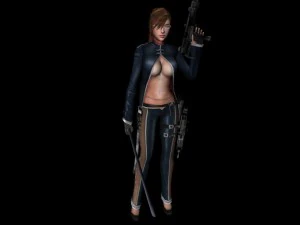 오네찬바라 레이코 c4d 3D 모델