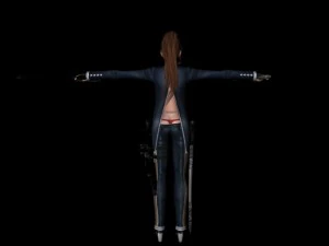 onechanbara reiko c4d 3D Model