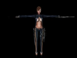 onechanbara reiko c4d 3D Model