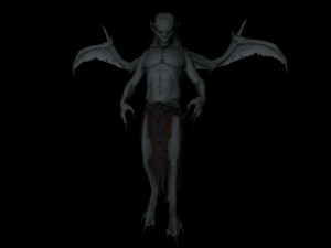 skyrim vampire c4d 3D Model