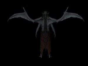skyrim vampire c4d 3D Model