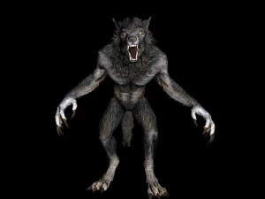 скайрім перевертень c4d 3D Модель