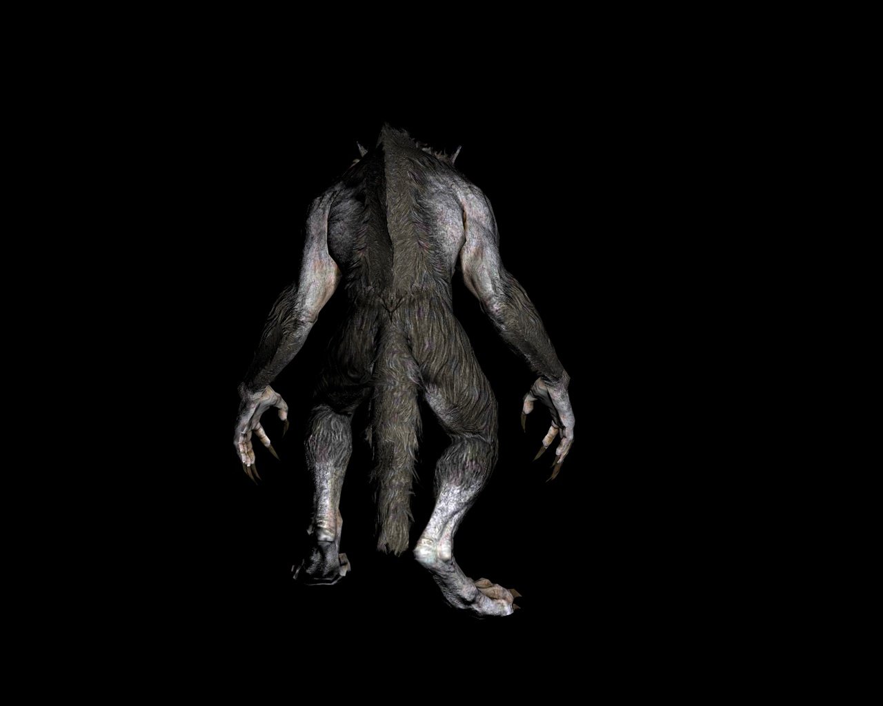 Skyrim Werewolf C4d 3d Model In Monster 3dexport