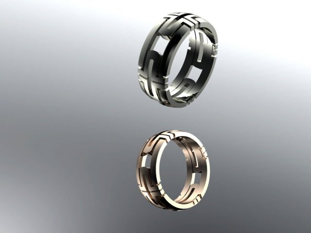 ring 001 Model 3D .c4d .max .obj .3ds .fbx .stl .blend 
