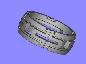 ring 001 Model 3D