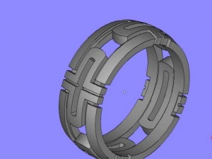 ring 001 Model 3D