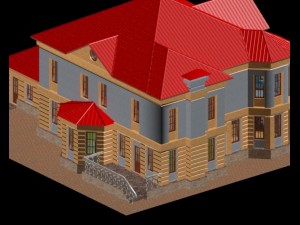 bosfor cottage Modello 3D
