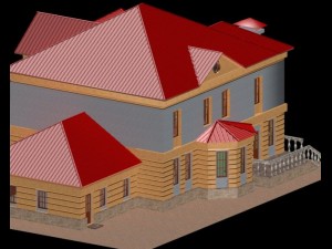 bosfor cottage Modello 3D