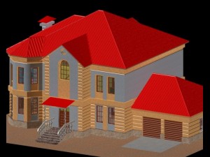bosfor cottage Modello 3D