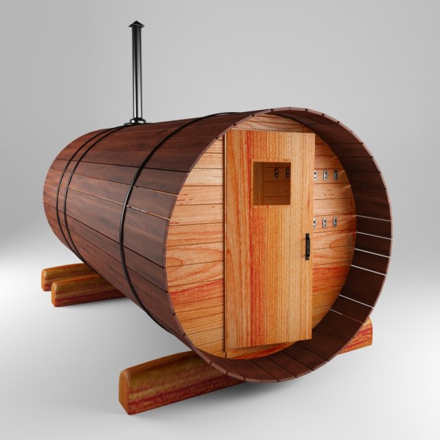 sauna 3D Модель .c4d .max .obj .3ds .fbx .stl .blend