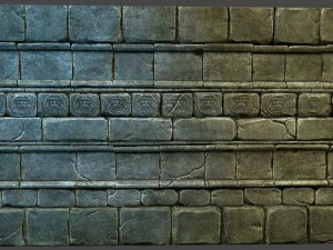 aztec wall 3D Model