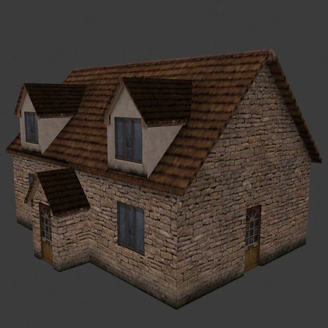 Houses 3D Model .c4d .max .obj .3ds .fbx .stl .blend 