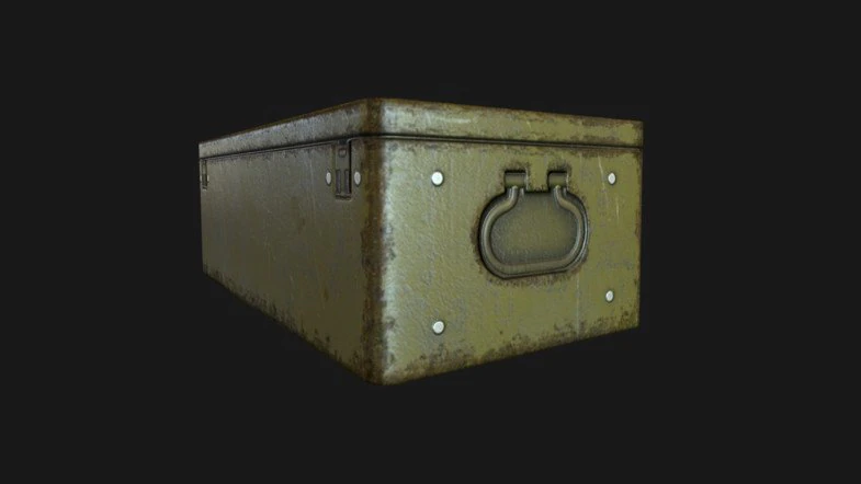 medical box 3D Model .c4d .max .obj .3ds .fbx .stl .blend 