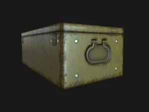 caixa m&eacute;dica Modelo 3D