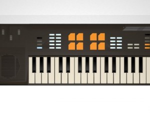 retro keyboard 3D Model
