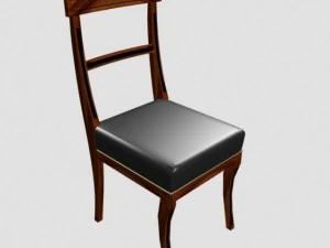 kursi makan malam Model 3D