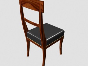 dinner chair 3D मॉडल