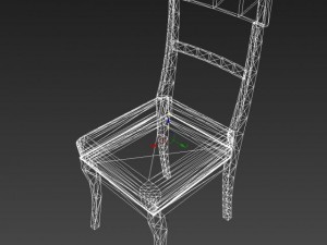 dinner chair 3D मॉडल