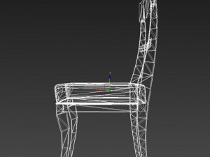 dinner chair 3D मॉडल