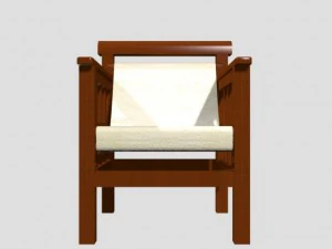 porch chair 3D Model