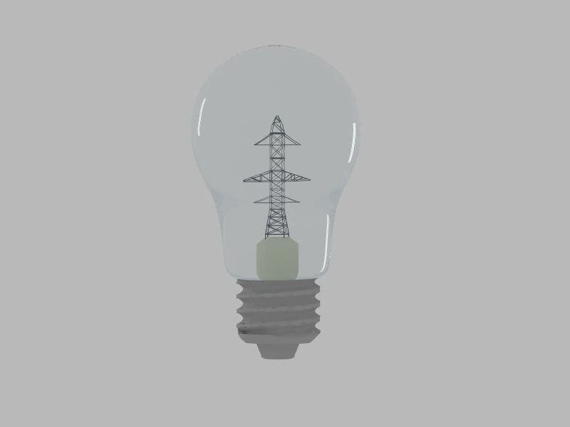 special incandescent light bulb 3D Model .c4d .max .obj .3ds .fbx .stl .blend 