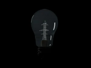 特殊な白熱電球 3Dモデル