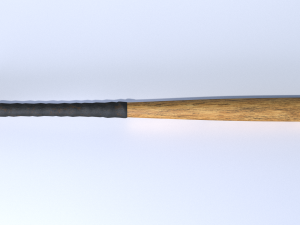 old baseball bat 3D 模型