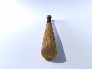 old baseball bat 3D 模型