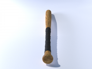 old baseball bat 3D 模型