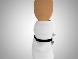 karate baby 3D मॉडल