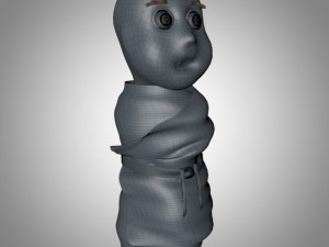karate baby 3D मॉडल
