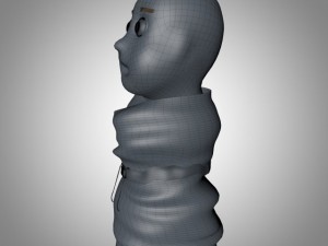 karate baby 3D मॉडल