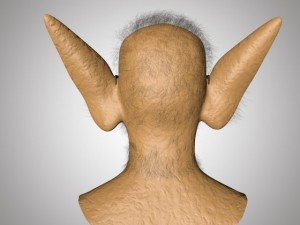 old man head Modèle 3D
