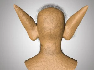 old man head 3D Model