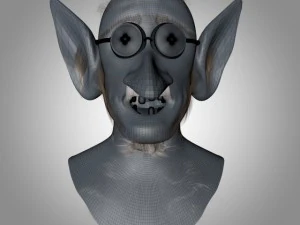 old man head 3D Model