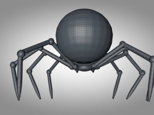 brown spider Modèle 3D