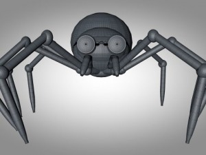 brown spider Modèle 3D