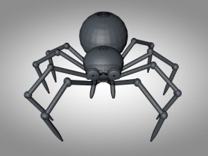 brown spider Modèle 3D