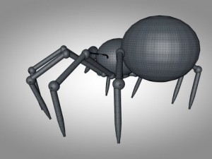 brown spider Modèle 3D