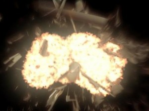jet plane explosion Modello 3D
